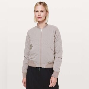 Lululemon Flip It and Reverse It Bomber Jacket Mauve 6
